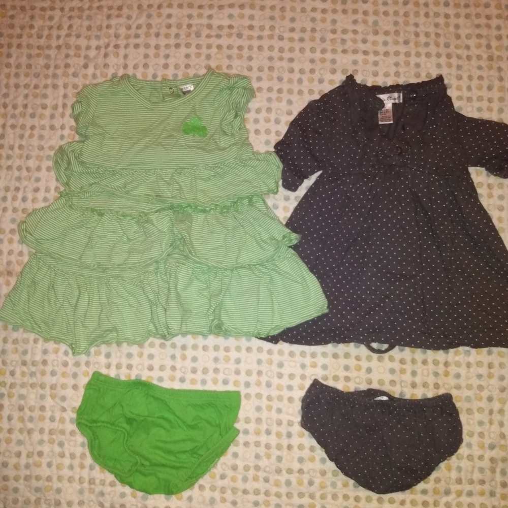 Baby girl dresses with bloomers